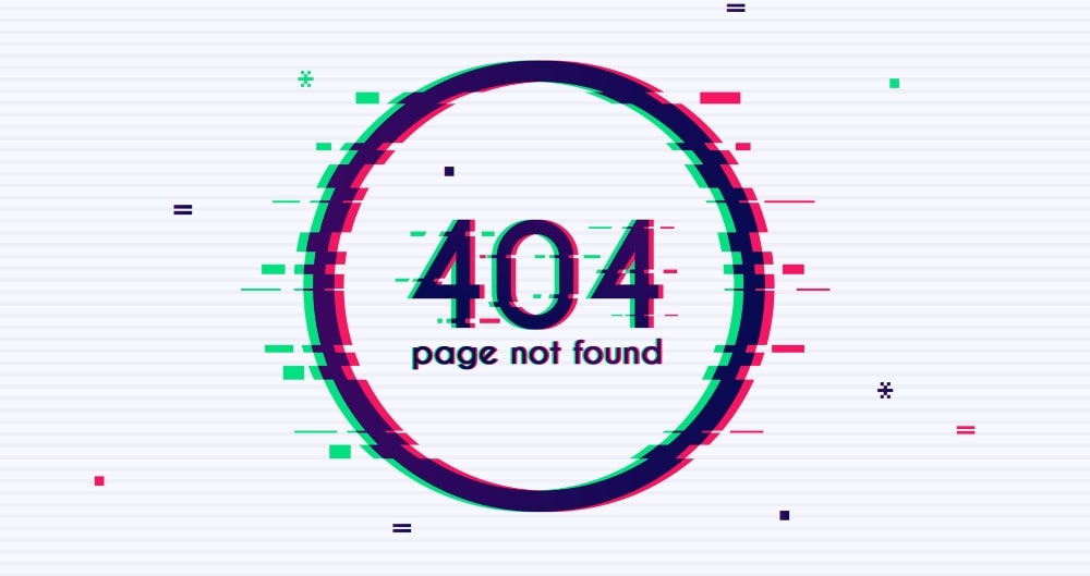 طراحی صفحه 404 در فروشگاه اینترنتی