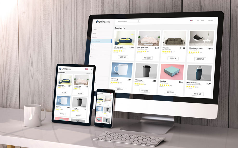 امکانات سایت فروشگاهی